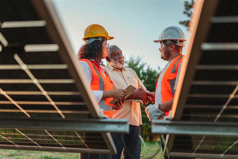 Manutenção painéis solares