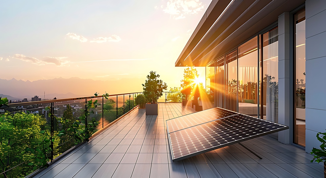 Painel solar para apartamento