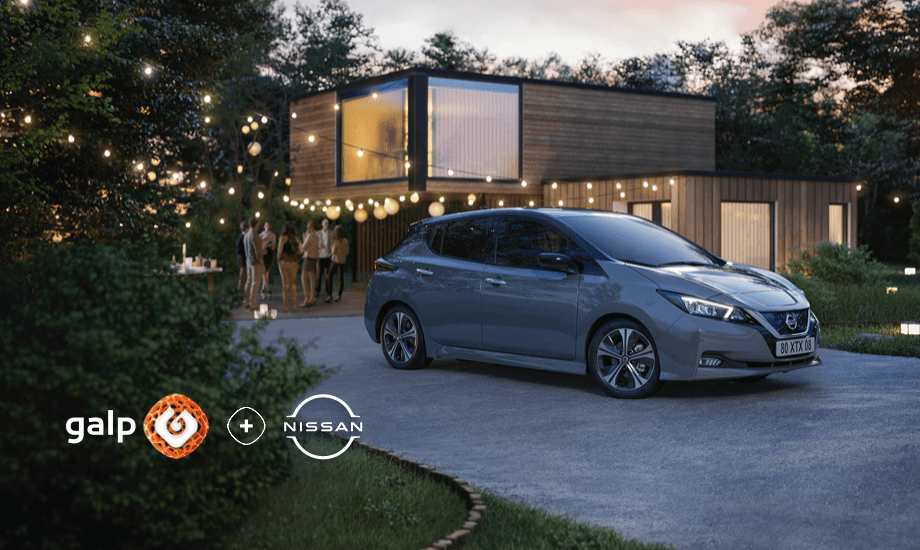 Parceria Galp Nissan Leaf - Poupa no carro, na estrada e em casa